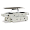 HAVALANCE WHITE CENTER TABLE