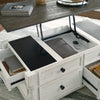 HAVALANCE WHITE CENTER TABLE