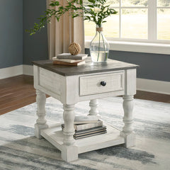 HAVALANCE END TABLE WHITE