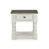 HAVALANCE END TABLE WHITE