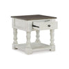 HAVALANCE END TABLE WHITE