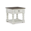 HAVALANCE END TABLE WHITE