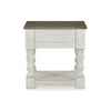 HAVALANCE END TABLE WHITE