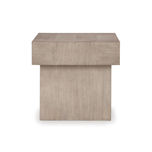 Transitional style coffee table with double plinth base ��� Ashley UAE living room d��cor