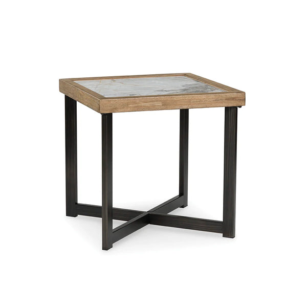 Durable solid wood coffee table and end tables.