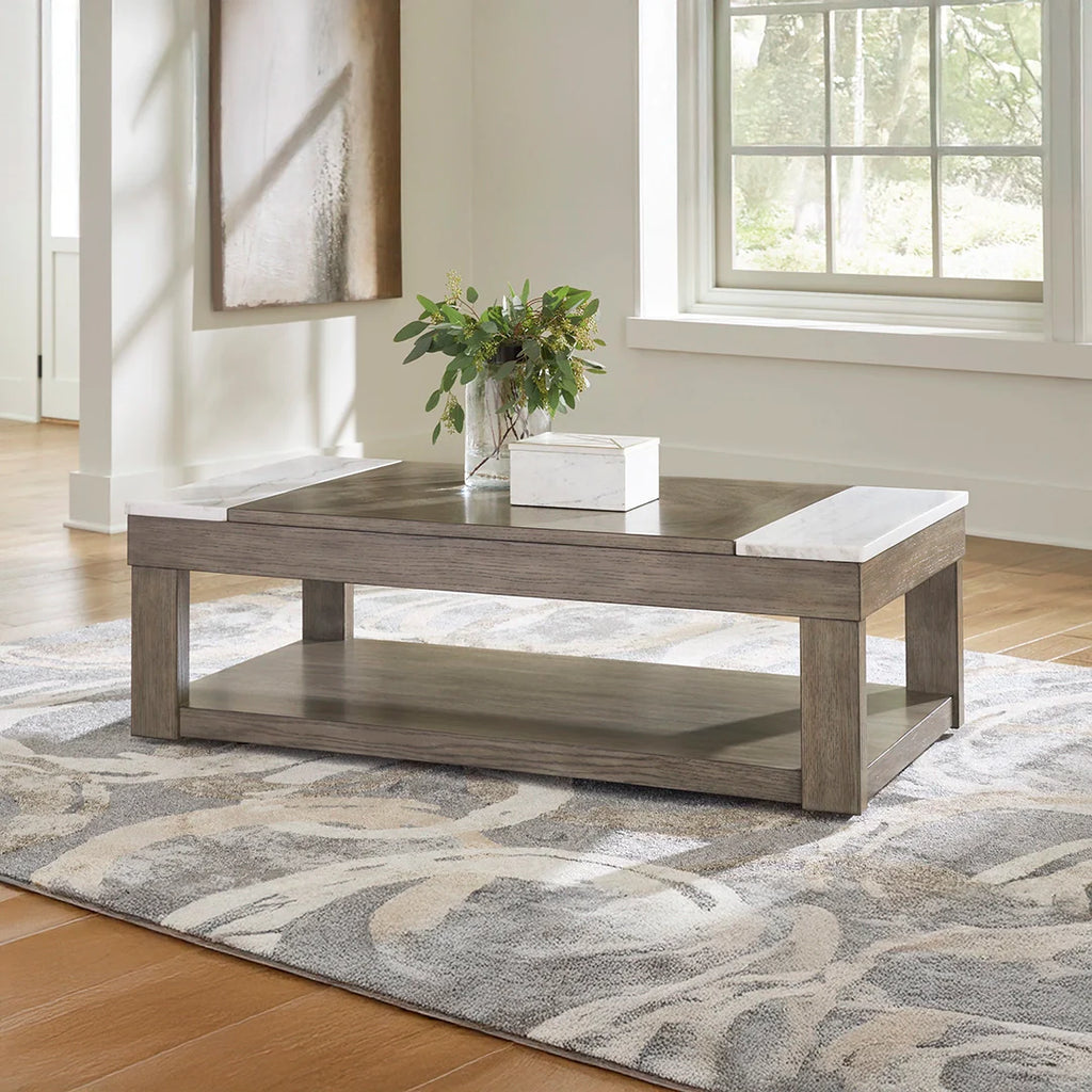 LOYASKA CENTER TABLE BROWN