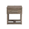 LOYASKA END TABLE BROWN