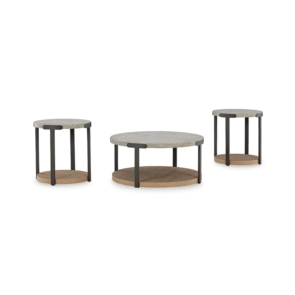 طقم طاولات قهوة دارثورست، مكون من 3 قطع