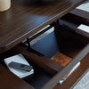 KORESTONE CENTER TABLE - DARK BROWN
