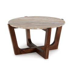 Tanidore CENTER TABLE - LIGHT BROWN