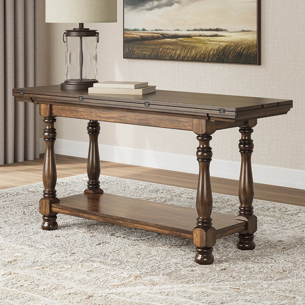 STURLAYNE CONSOLE - BROWN