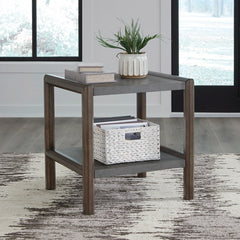 KALLENNY SIDE TABLE - BROWN