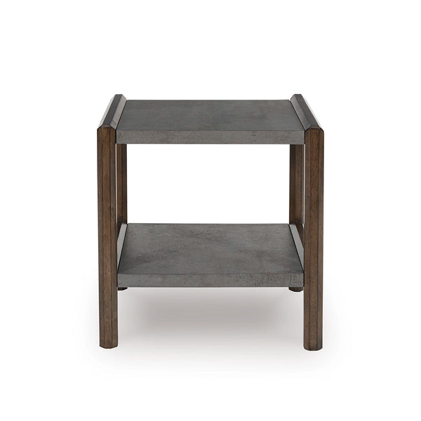 KALLENNY SIDE TABLE - BROWN