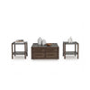 KALLENNY COFFEE TABLE SET - BROWN