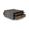 KALLENNY COFFEE TABLE SET - BROWN