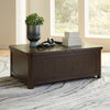 Breckington CENTER TABLE - DARK BROWN