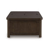 Breckington CENTER TABLE - DARK BROWN