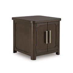 Breckington SIDE TABLE - DARK BROWN