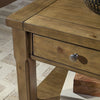 VANDENMORE COFFEE TABLE SET - LIGHT BROWN