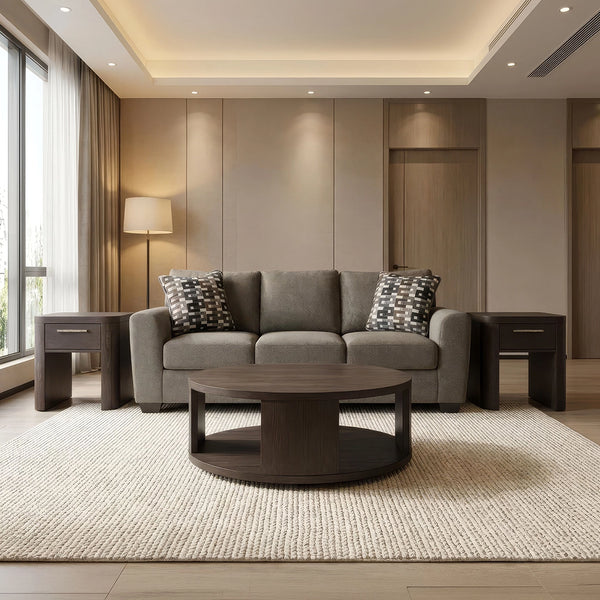 NEO COFFEE TABLE SET - BROWN