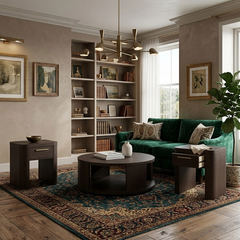 NEO COFFEE TABLE SET - BROWN