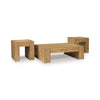 Bracken COFFEE TABLE SET - LIGHT BROWN