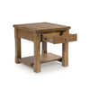 VANDENMORE SIDE TABLE - LIGHT BROWN