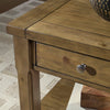 VANDENMORE SIDE TABLE - LIGHT BROWN