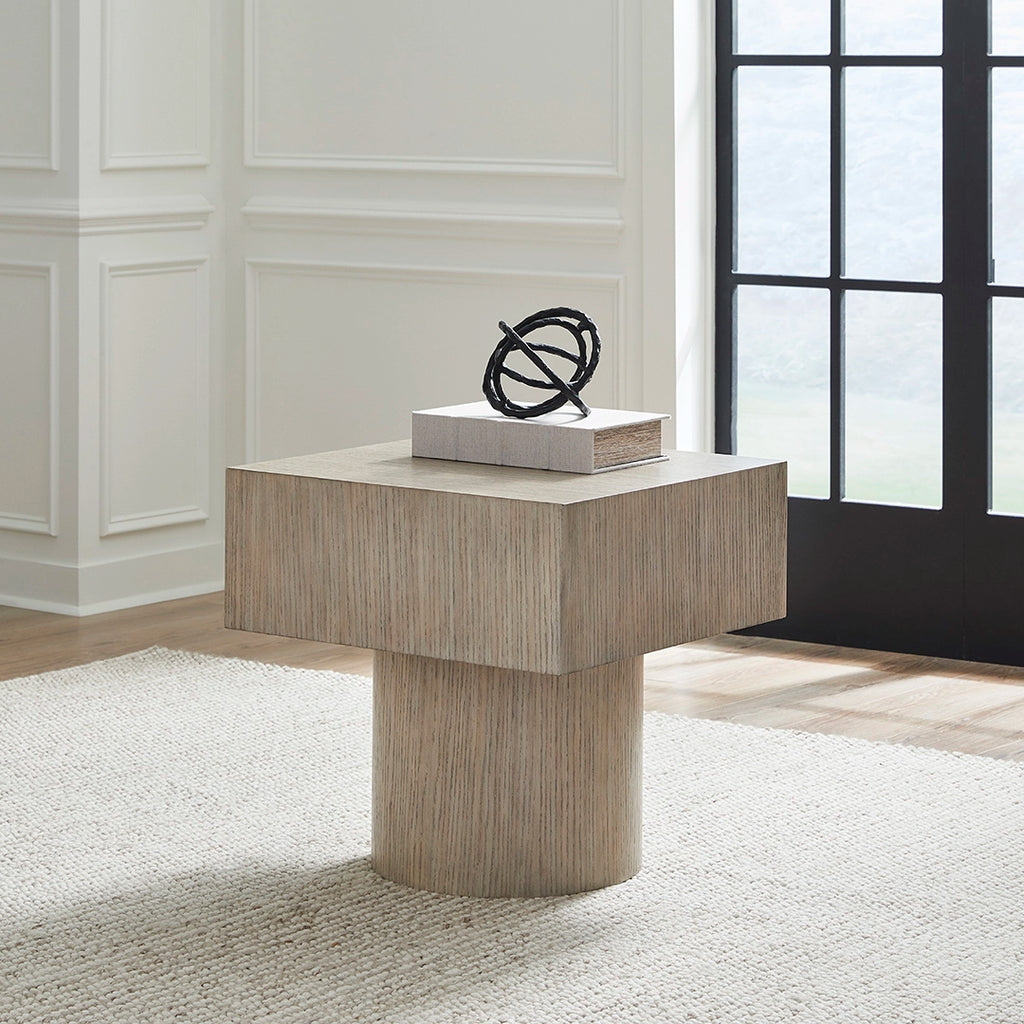JORIELYN SIDE TABLE - LIGHT BROWN