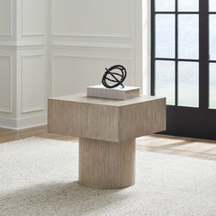 JORIELYN SIDE TABLE - LIGHT BROWN