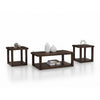 BRECKINGTON COFFEE TABLE SET - DARK BROWN