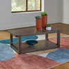 BRECKINGTON COFFEE TABLE SET - DARK BROWN