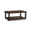 BRECKINGTON COFFEE TABLE SET - DARK BROWN