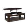 CARLIBRIE CENTER TABLE BROWN