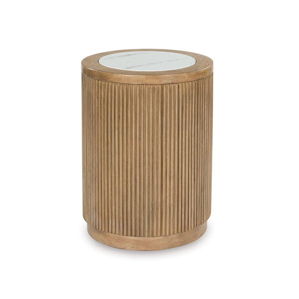 CAMDILL SIDE TABLE - LIGHT BROWN