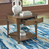 BURKBYER COFFEE TABLE SET - BROWN