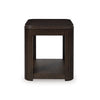 CARLIBRIE SIDE TABLE - DARK BROWN