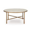 FIN ALBEN COFFEE TABLE SET 3 PCS - ANTIQUE GOLD
