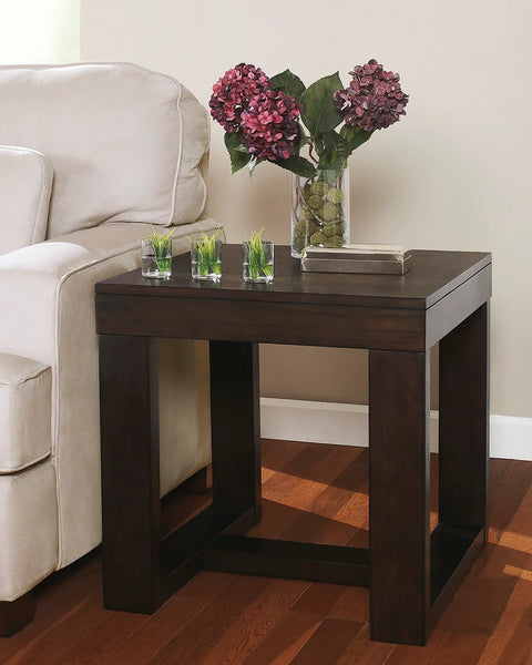 Contemporary coffee table set with mid-century design ��� Ashley UAE