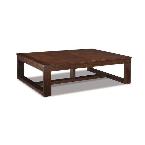 Dark brown hand-finished Watson table set ��� Ashley UAE