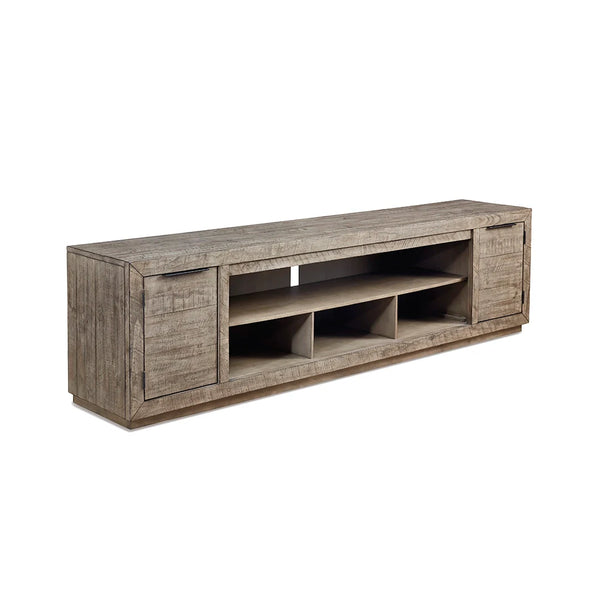 weathered gray pine tv cabinet minimalist design ��� Ashley UAE