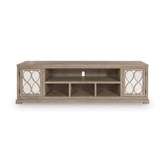 Jorlaina TV STAND - LIGHT BROWN