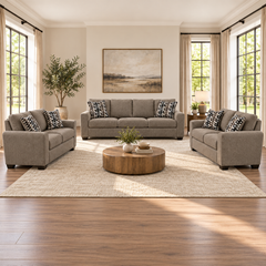 TRISTON-PEAKS SOFA SET 3 PCS - BEIGE
